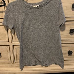 plain gray t
